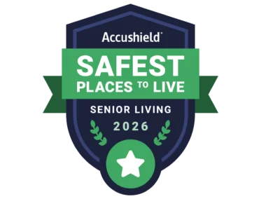 Charter Senior Living of Troy Recognized as Safest Places to Live™ for 2026